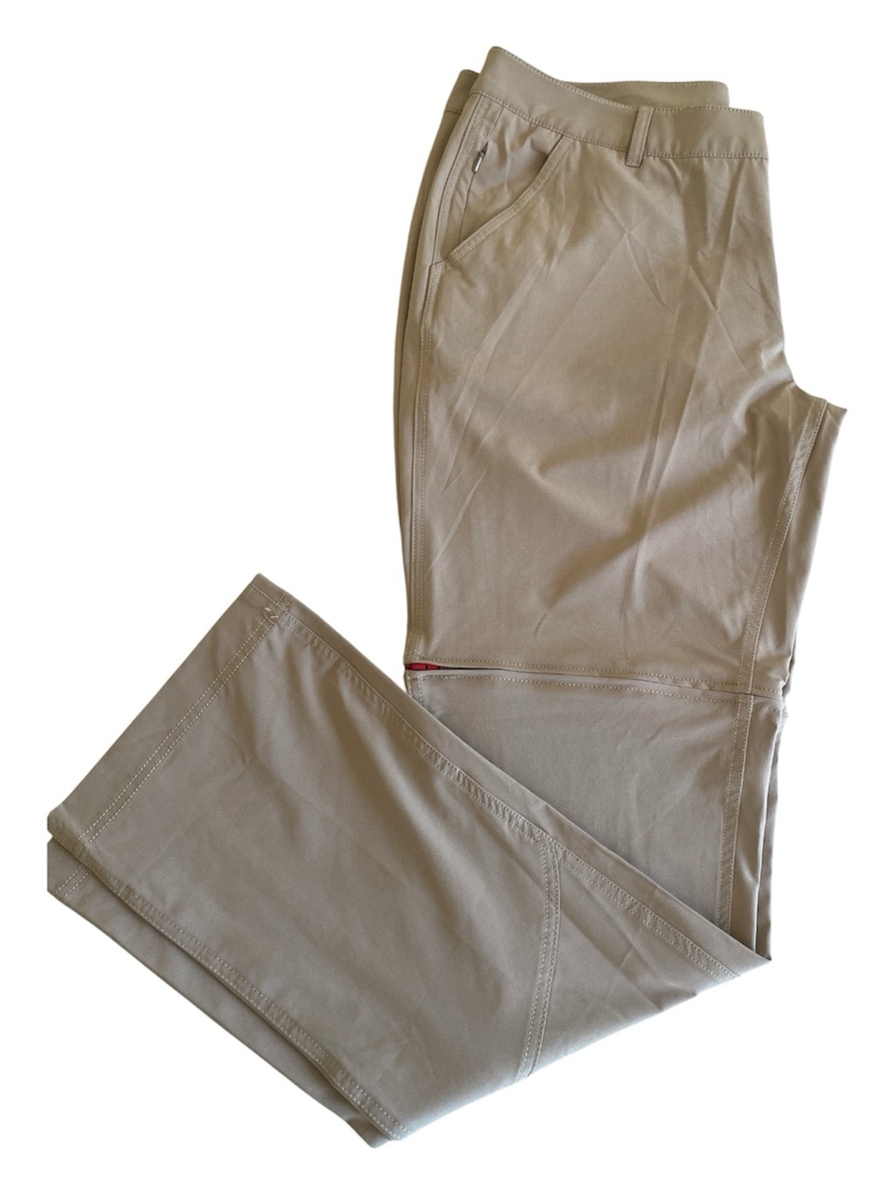 The North Face Straight-Leg Convertible Pants in Khaki/Tan